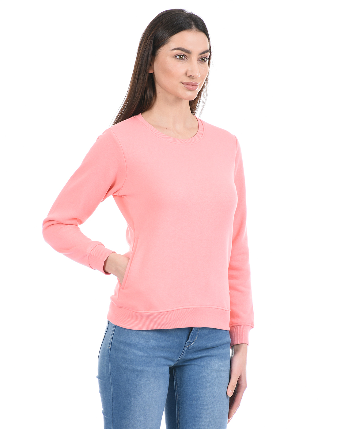 Cloak & Decker by Monte Carlo Women Pink Sweat Shirt